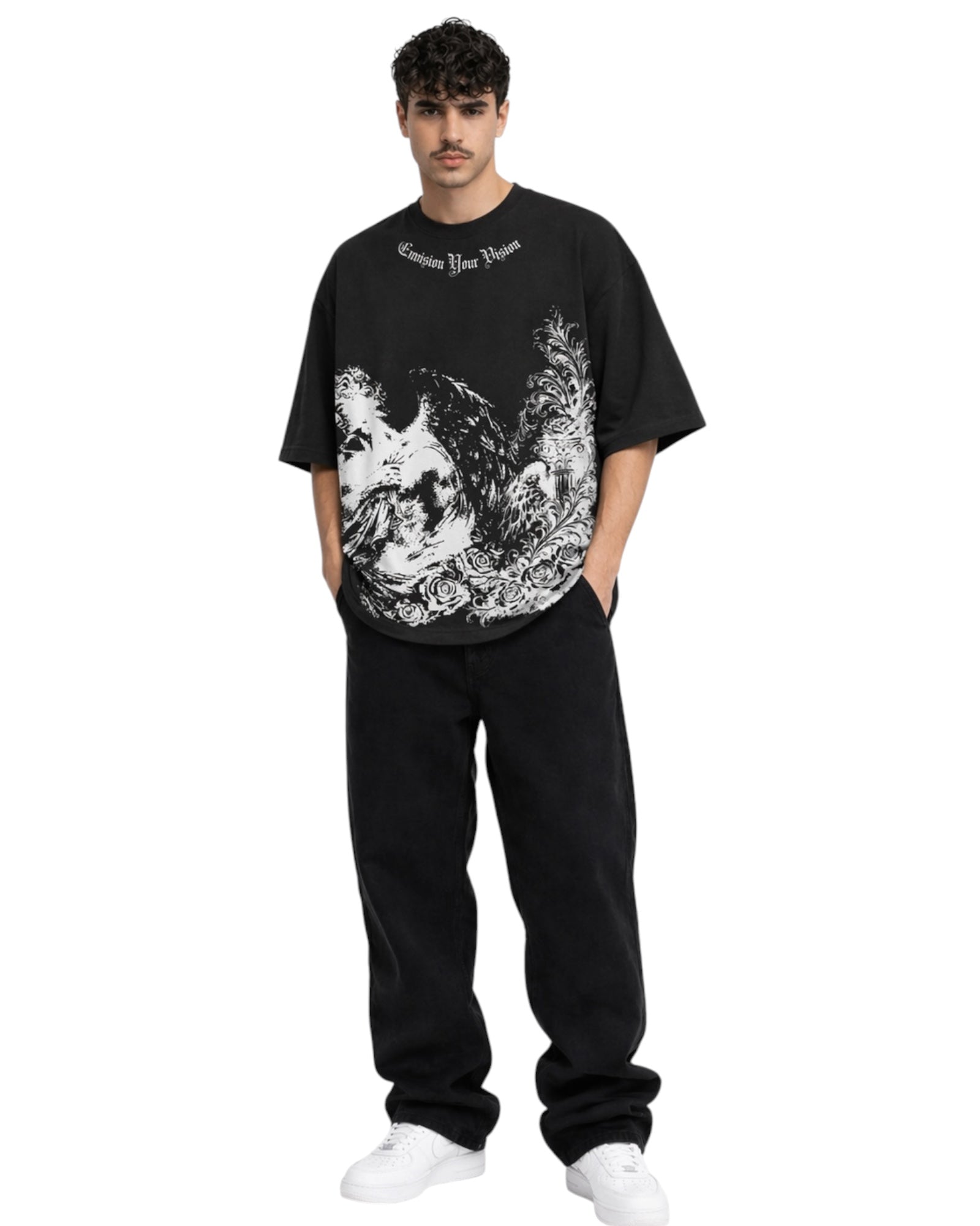 Faded Angel Oversized T-Shirt