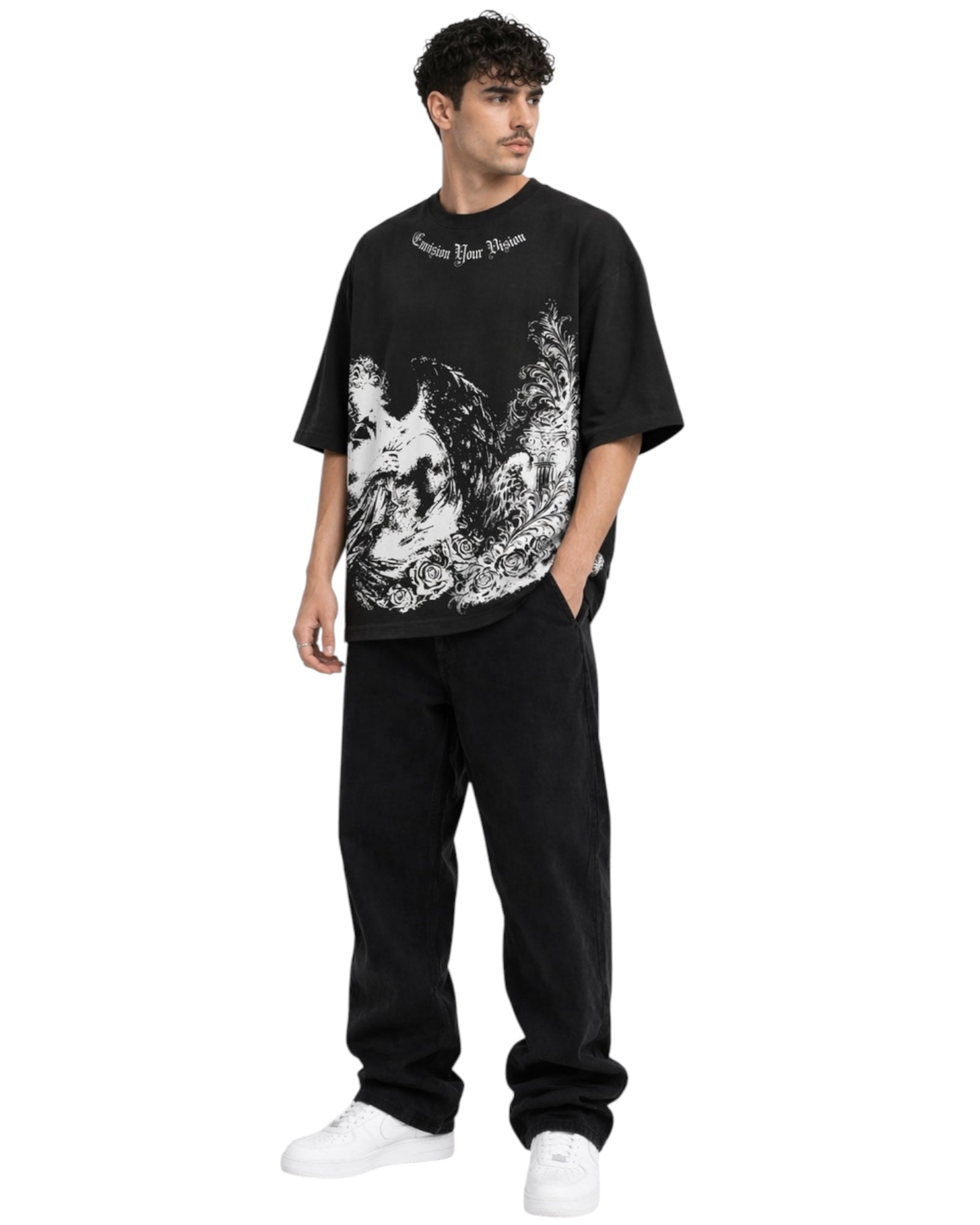 Faded Angel Oversized T-Shirt